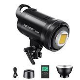 ST-60W photography light with remote control dimmable continuous lighting with bowens mount for video recording, wedding, outdoor photography